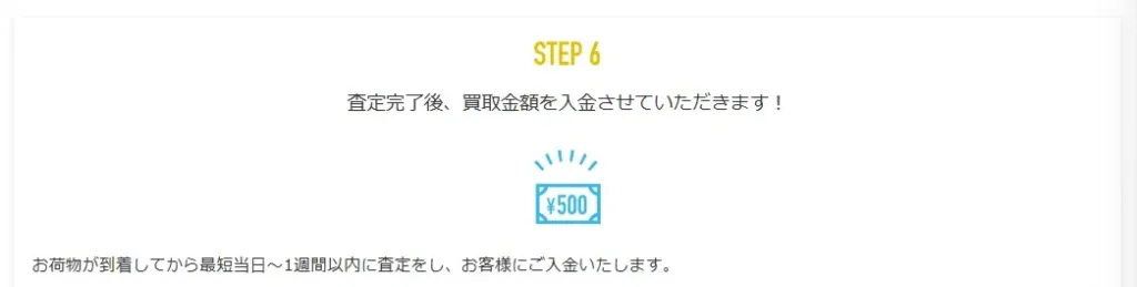 らしんばんの査定にかかる期間