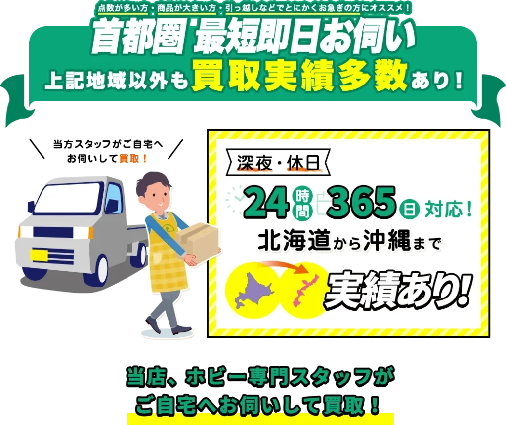 トイフォレストの出張買取内容