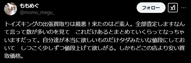 トイズキングの悪評